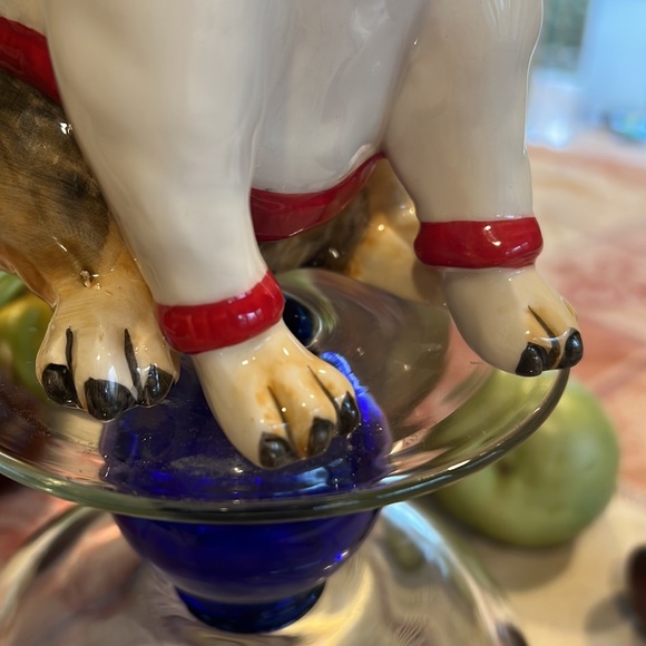 NWT Blue Sky Clayworks Loving 6.5” Dog with white sweater w/ red heart figurine - Picture 9 of 9